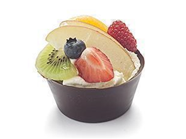 Glutenvrij chocobakje slagr.fruit